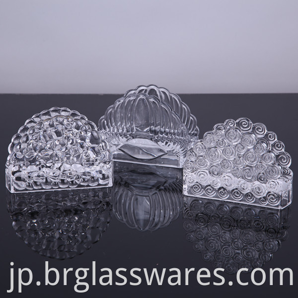 crystal glass napkin holder 4